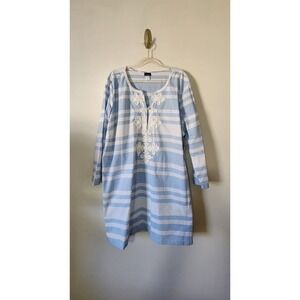 NWT Popover Tunic Applique Beach Boat Summer Party Vacation Plus Size Nautical